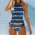 Women's Floral Tankini Set with Boyshorts